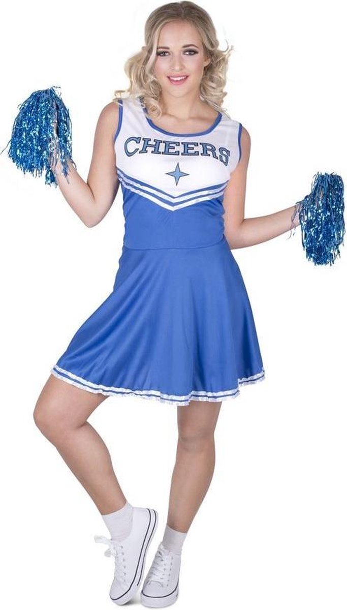 Cheerleader Kostuum | Tumbling Cheerleader USA | Vrouw | Small | Carnaval kostuum | Verkleedkleding